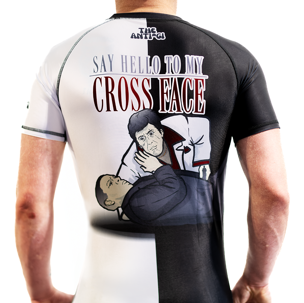 "Say hello to my cross face" Rashguard